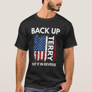 Camiseta Bandeira Americana De Volta Terry Colocou-A No Ver