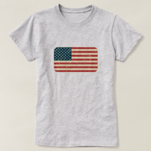 Camiseta Bandeira Americana Desaparecida