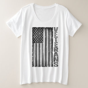 CAMISETA BANDEIRA AMERICANA DIA DOS VETERANOS 4 DE JULHO