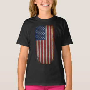 Camiseta Bandeira Americana Distinta Vintage
