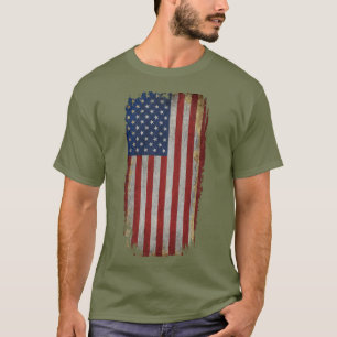 Camiseta Bandeira Americana Distinta Vintage