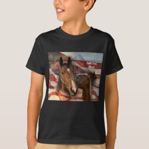 Camiseta Bandeira Americana do Barão Russo do Cavalo