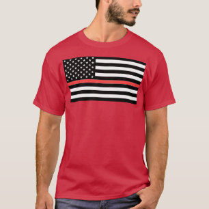 Camiseta Bandeira Americana do Bombeiro
