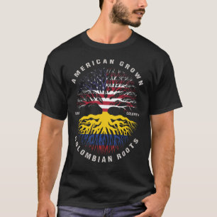 Camiseta Bandeira Americana do Colombiano Roots Colombia