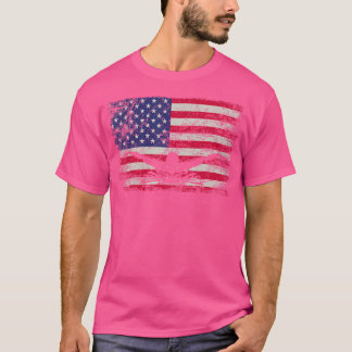 Camiseta Bandeira Americana Do Dia Da Independência 4 De Ju