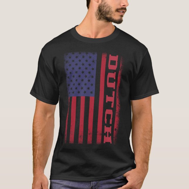 Camiseta Bandeira Americana do DUTCH (Frente)