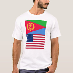 Camiseta Bandeira americana do Eritrean