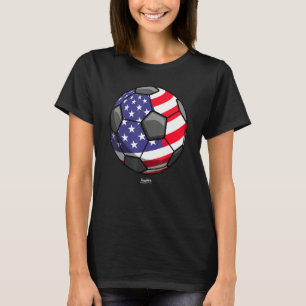 Camiseta Bandeira Americana do Futebol