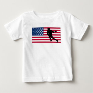 Camiseta Bandeira americana do Lacrosse