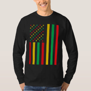Camiseta Bandeira Americana do Mês da História Negra