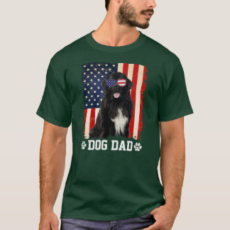 Camiseta Bandeira Americana do Pai de Cachorro na Terra Nov