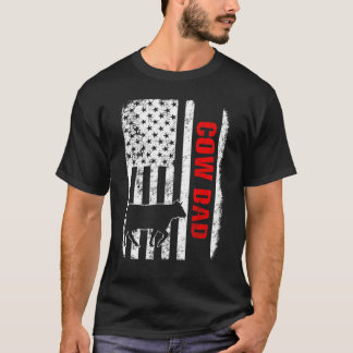 Camiseta Bandeira Americana do Pai Vaca