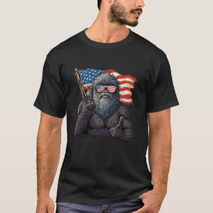 Camiseta Bandeira Americana do Pé Grande