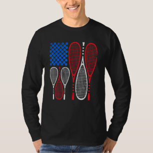 Camiseta Bandeira Americana do Tênis Esquadrão legal