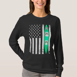 Camiseta Bandeira Americana dos EUA Caiaque Esportes Patrió