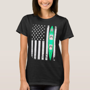 Camiseta Bandeira Americana dos EUA Caiaque Esportes Patrió