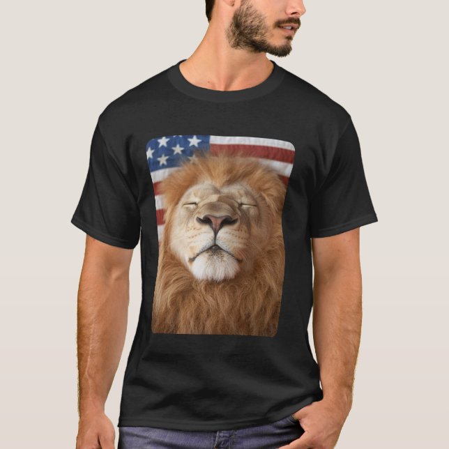 Camiseta Bandeira Americana dos EUA Estados Unidos da Améri (Frente)