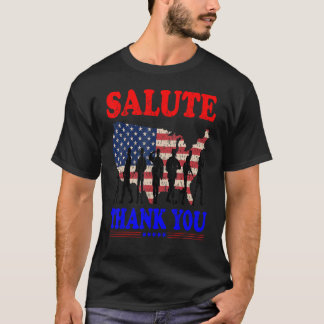 Camiseta Bandeira Americana Dos Eua Obrigado Veteranos Orgu