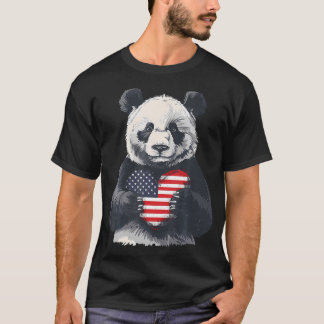 Camiseta Bandeira Americana dos EUA Vermelha Branca Azul Pa