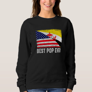 Camiseta Bandeira Americana e Brunei Sinalizador Melhor Fam