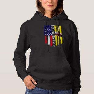 Camiseta bandeira Americana e Brunei Sinalizador Melhor Nan