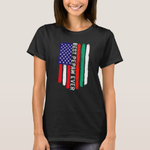 Camiseta Bandeira Americana e Bulgária Melhor Pepe Já Fami