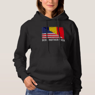 Camiseta Bandeira Americana e Chade Melhor Família Mãe De N