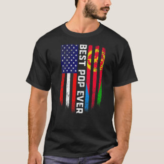 Camiseta Bandeira Americana e Eritreia - Melhor Pop do Nunc