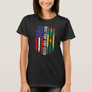 Camiseta Bandeira Americana e Granada Melhor Pop de Pop