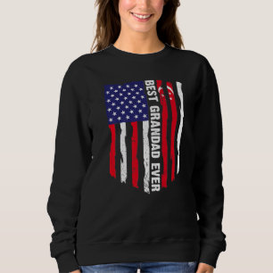 Camiseta Bandeira Americana e Singapura Melhor Avô Nunca
