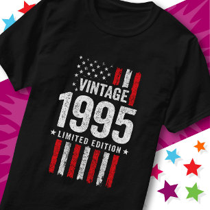 Camiseta Bandeira Americana Edição Limitada Estrelas Vintag