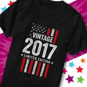 Camiseta Bandeira Americana Edição Limitada Estrelas Vintag