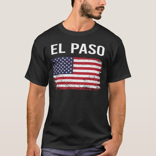 Camiseta Bandeira Americana El Paso (Frente)