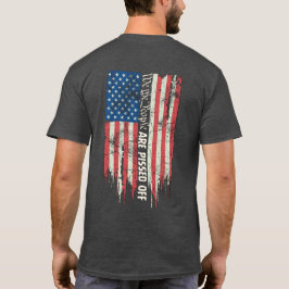 Camiseta Bandeira Americana em Dificuldade Masculina Nós so