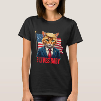 Camiseta Bandeira Americana Em Suite Donald Trump Nove Vida