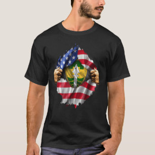 Camiseta Bandeira Americana Escondida 43ª Polícia Militar B