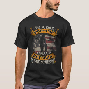 Camiseta Bandeira Americana Eu sou um Pop de Pop Pai e um V