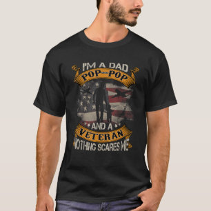 Camiseta Bandeira Americana Eu sou um Pop de Pop Pai e um V