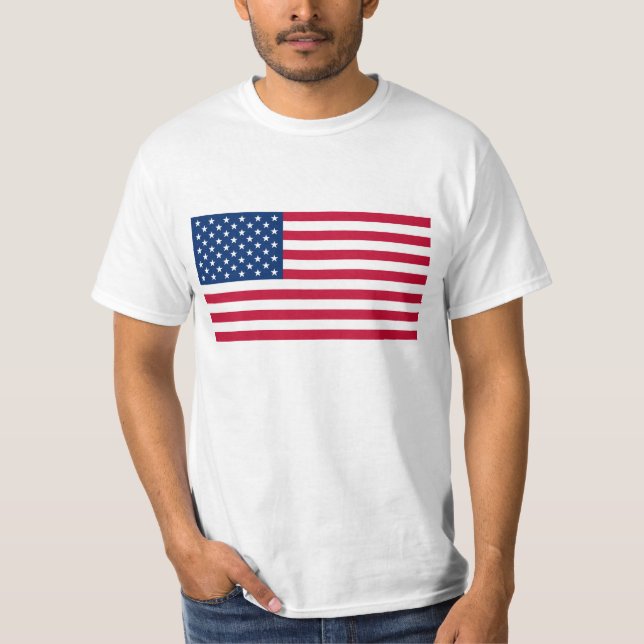 Camiseta Bandeira Americana EUA (Frente)