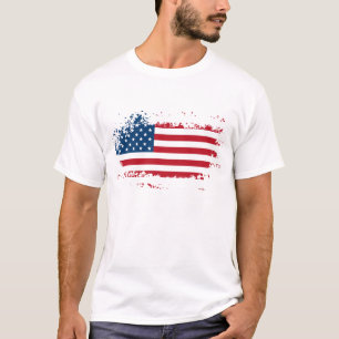 Camiseta bandeira americana EUA