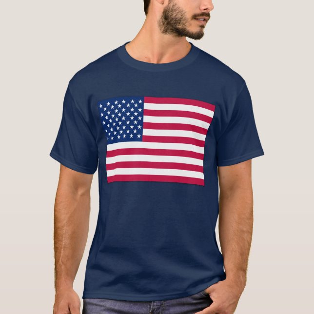 Camiseta Bandeira americana EUA (Frente)