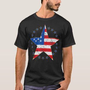 Camiseta Bandeira Americana EUA Estados Unidos da América 