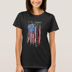 Camiseta Bandeira Americana EUA Vintage Exército Orgulhoso