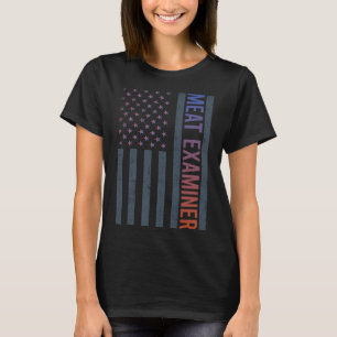 Camiseta Bandeira Americana - Examinador de Carne