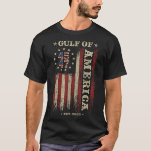 Camiseta Bandeira Americana G.2025 Do Golfo De Eua