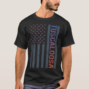 Camiseta Bandeira Americana Gradiente Tuscaloosa