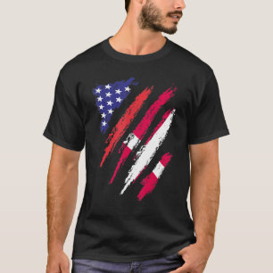 Camiseta Bandeira Americana Grown Flag USA Patriot Heritage