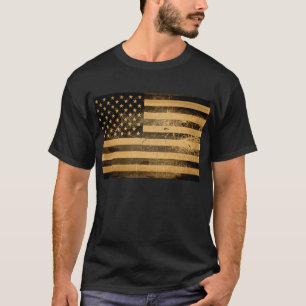 Camiseta Bandeira americana Grunge 4