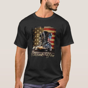 Camiseta Bandeira Americana Guerreiro Orgulhoso Militar Pat