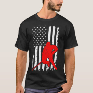 Camiseta Bandeira Americana Hóquei EUA Patriótico